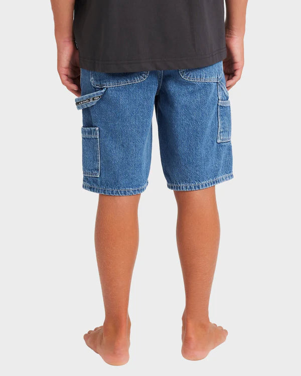 Billabong Boys Bad Dog Denim Short - Ocean Wash