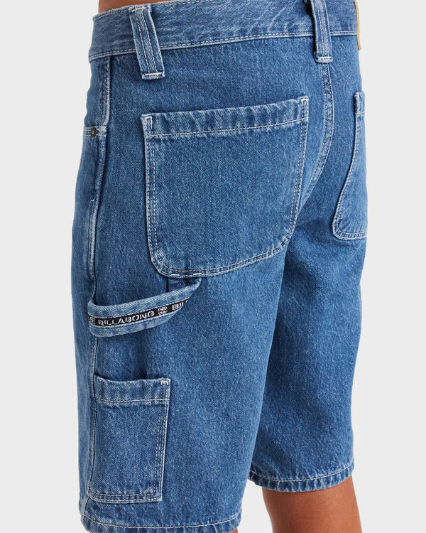 Billabong Boys Bad Dog Denim Short - Ocean Wash