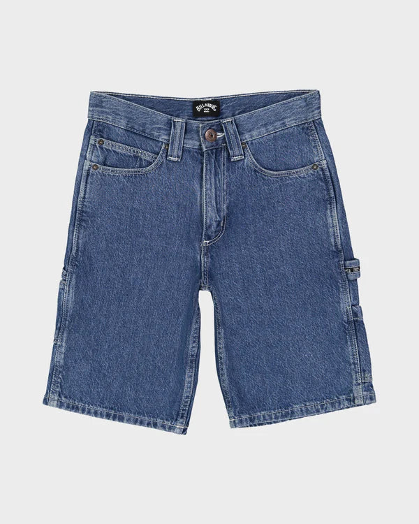 Billabong Boys Bad Dog Denim Short - Ocean Wash