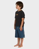 Billabong Groms Bad Dog Denim Short - Ocean Wash