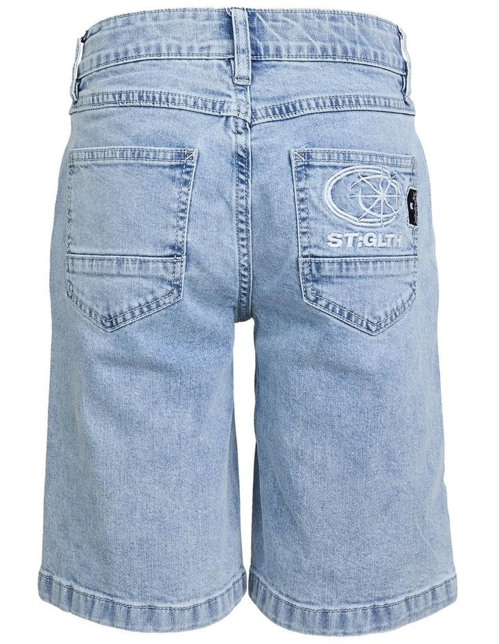 Saint Goliath Little Boys Overturned Jort - Blue