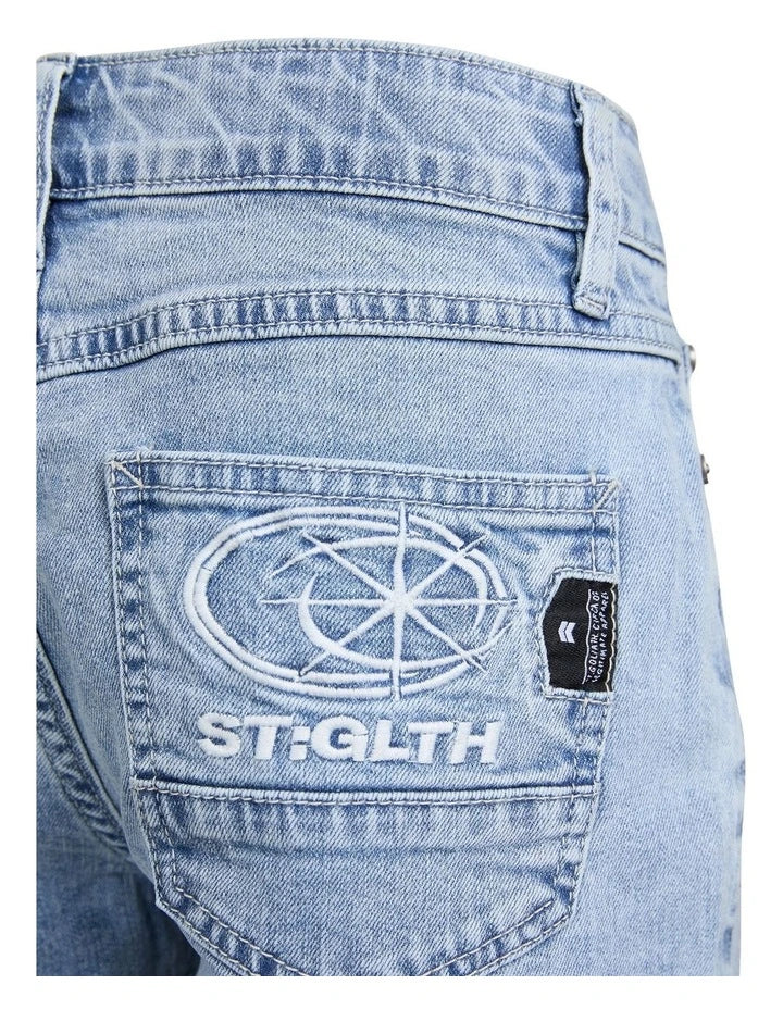 Saint Goliath Boys Overturned Jort - Blue