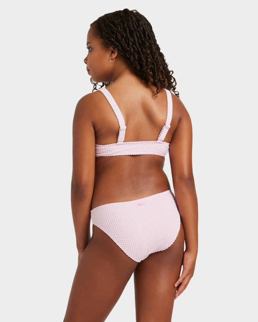 Roxy Daisy Check Bralette Set - Bonbon