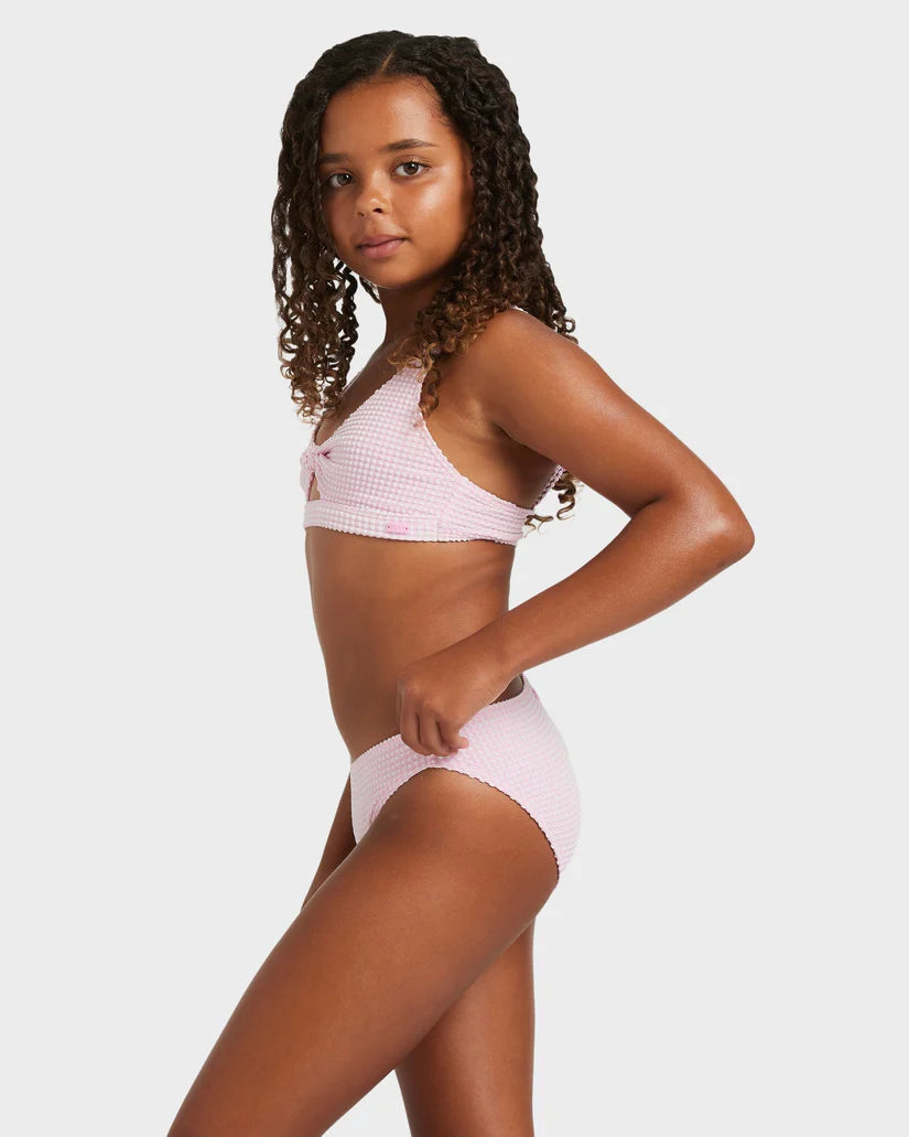 Roxy Daisy Check Bralette Set - Bonbon