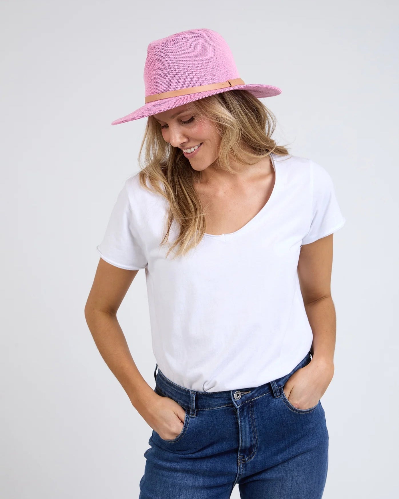 Elm Palm Hat - Pink