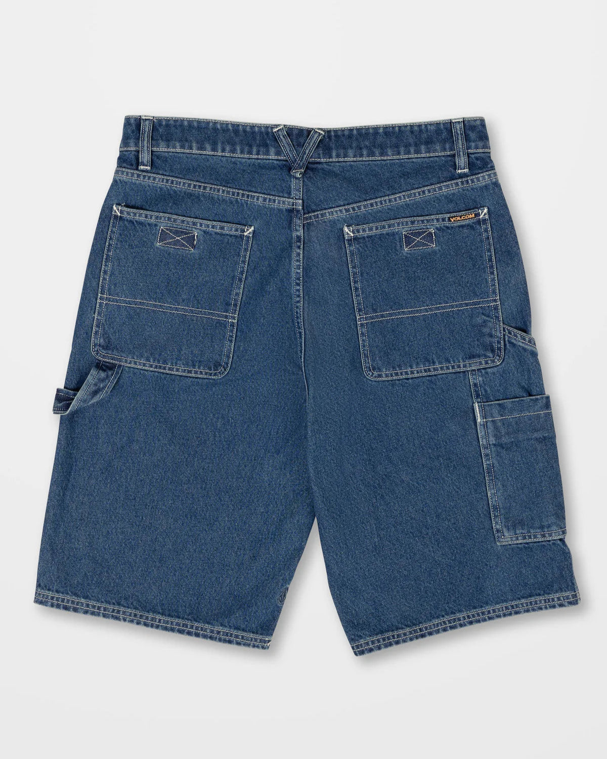 Volcom Labored Denim Utility Short - Indigo Ridge Wash