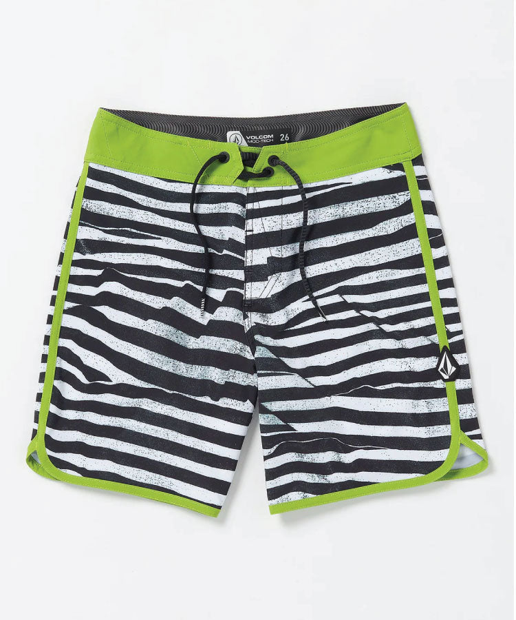 Volcom Big Boys Funday Scallop Mod-Tech Boardshorts - Black