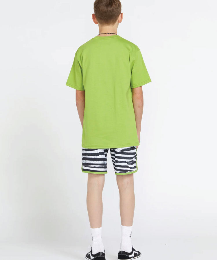 Volcom Big Boys Funday Scallop Mod-Tech Boardshorts - Black