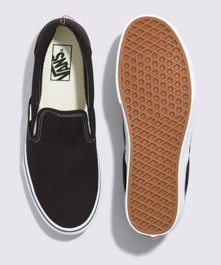 Van Classic Slip On Black/White Shoe