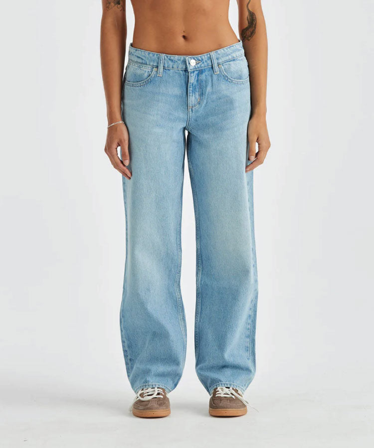 Wrangler Low Bella Baggy Relaxed Jeans - Mantra Blue