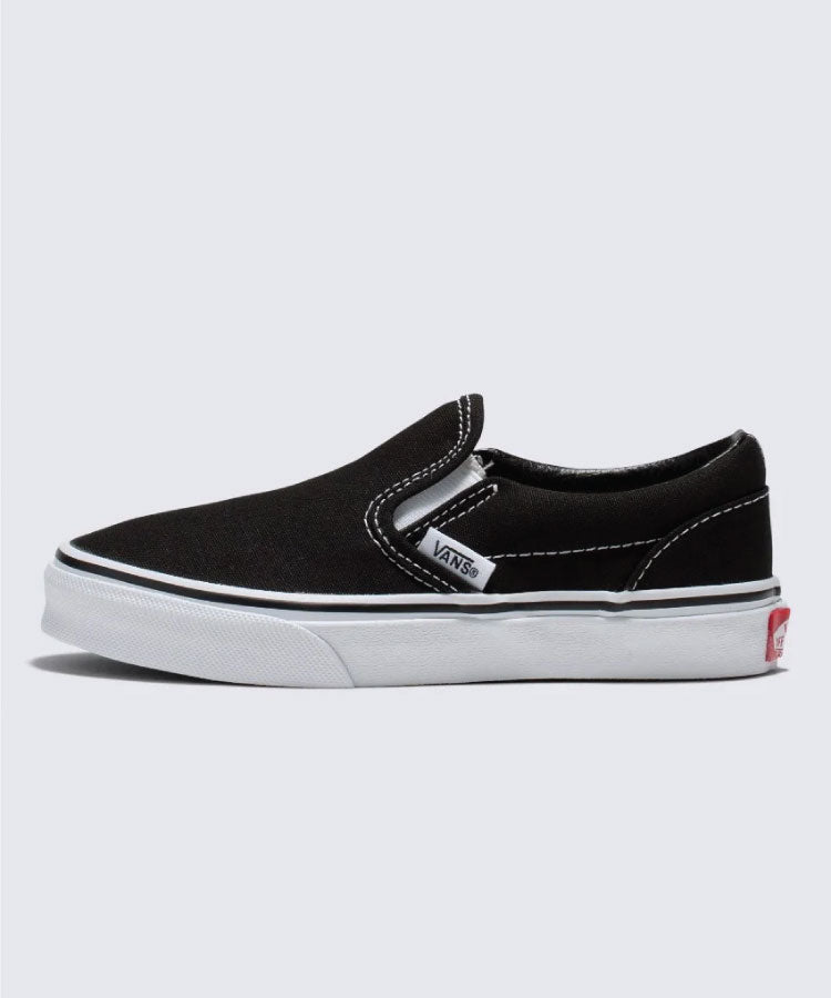Kids Van Classic Slip On Black / True White Shoe