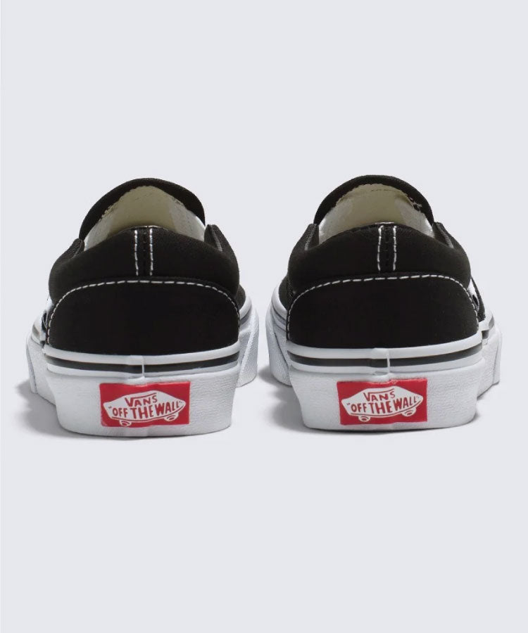 Kids Van Classic Slip On Black / True White Shoe