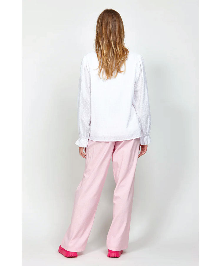 Leo +Be Burst Women's Top - White
