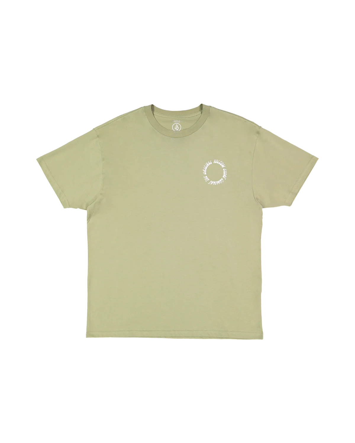 Volcom Round Out Youth SS Tee - Green Tee