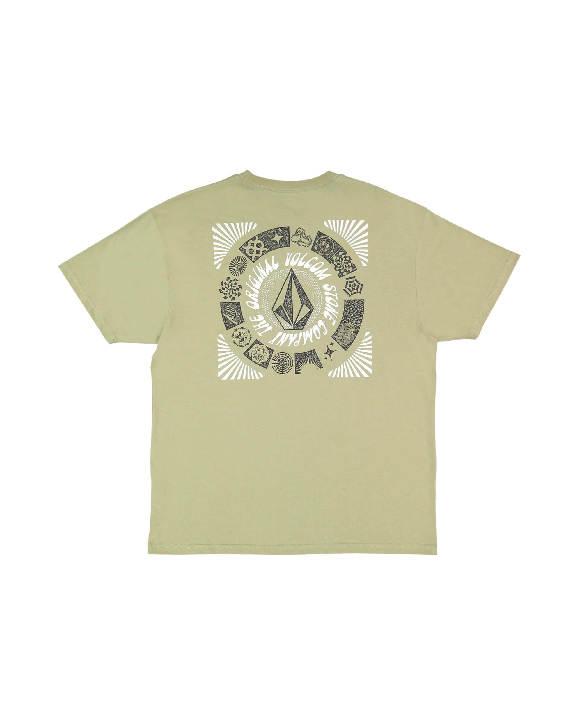Volcom Round Out Youth SS Tee - Green Tee
