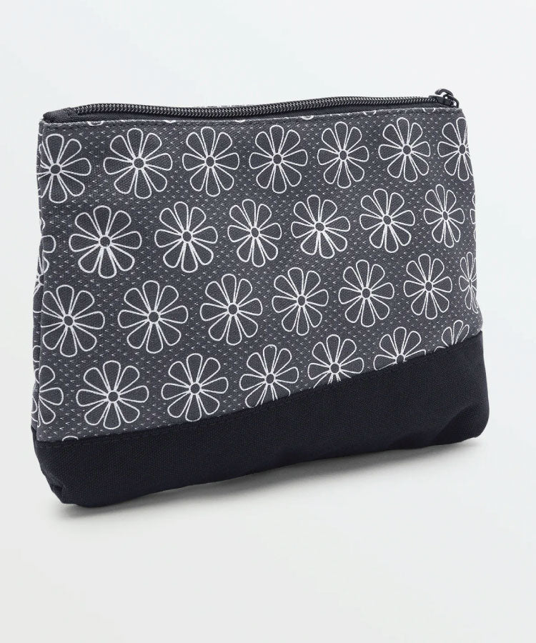 Volcom Schoolyard Canvas Pouch - Black/White