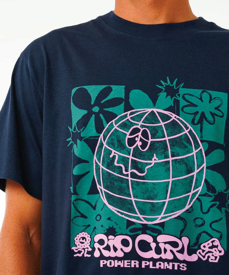 Rip Curl Saltwater Culture Earth Power Tee - Dark Navy
