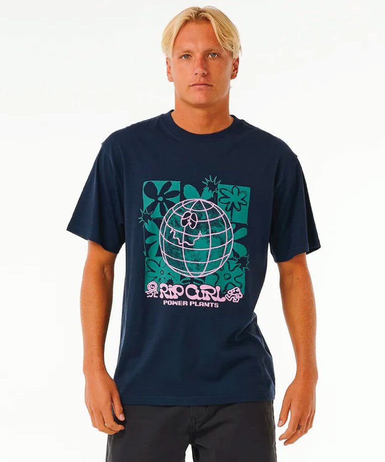 Rip Curl Saltwater Culture Earth Power Tee - Dark Navy