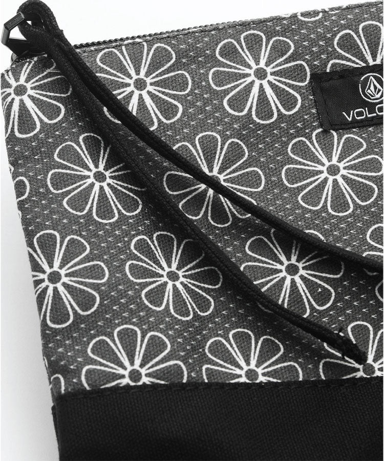 Volcom Schoolyard Canvas Pouch - Black/White