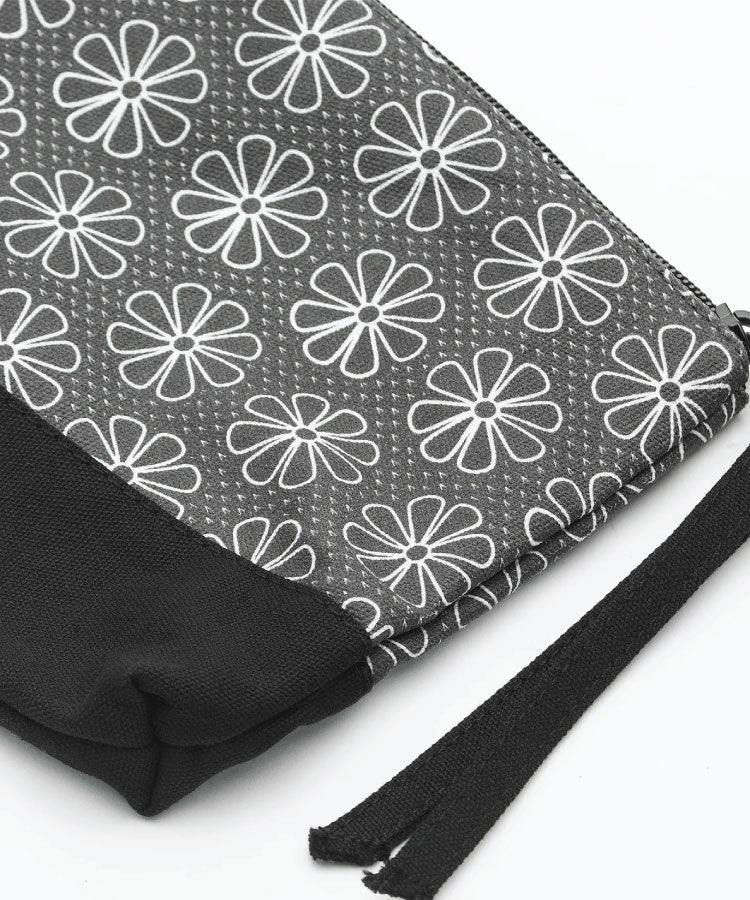 Volcom Schoolyard Canvas Pouch - Black/White