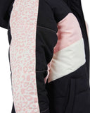 Eve Girl Base Panelled Puffer - Multicoloured