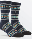 Volcom Dosage Stripe Socks PR - Navy