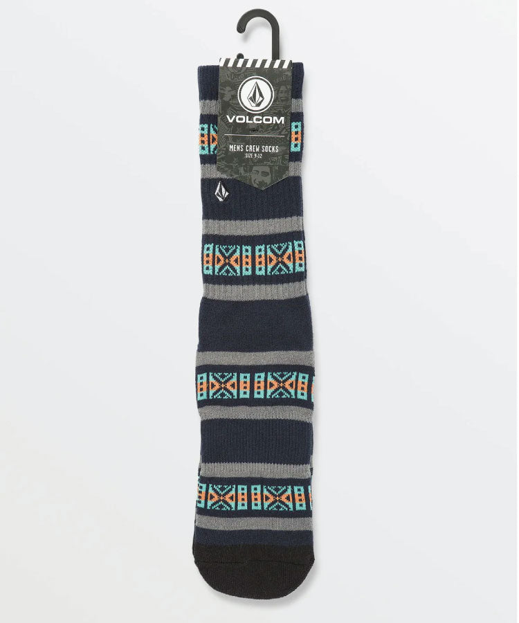 Volcom Dosage Stripe Socks PR - Navy