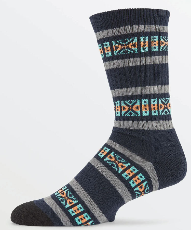 Volcom Dosage Stripe Socks PR - Navy