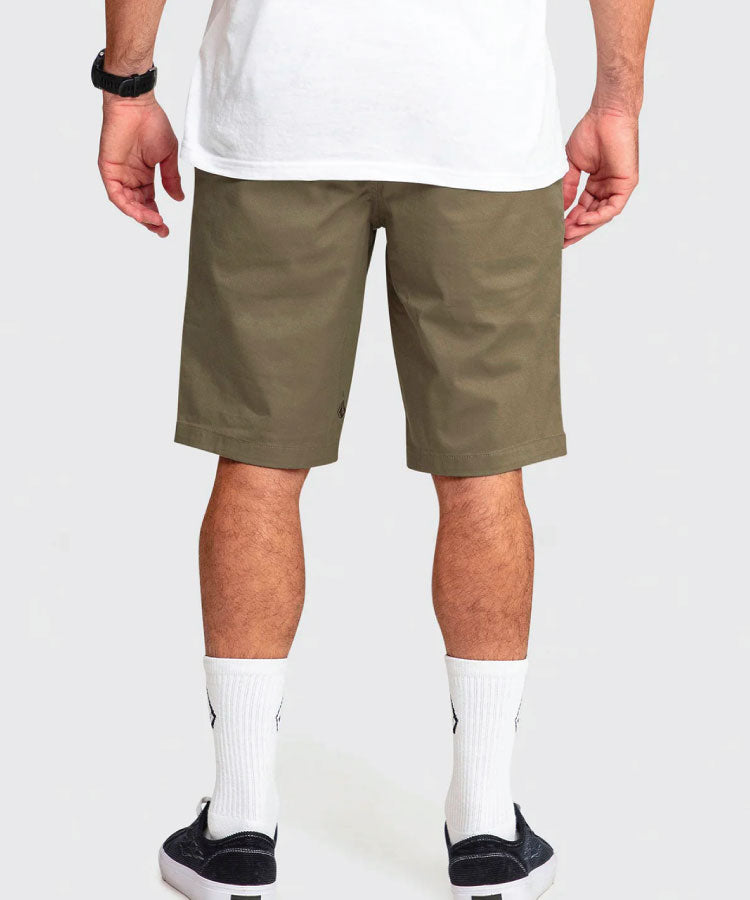 Volcom Frickin Modern Stretch Shorts - Khaki