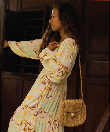 Roxy Ritual Kiss Crossbody Bag - Natural