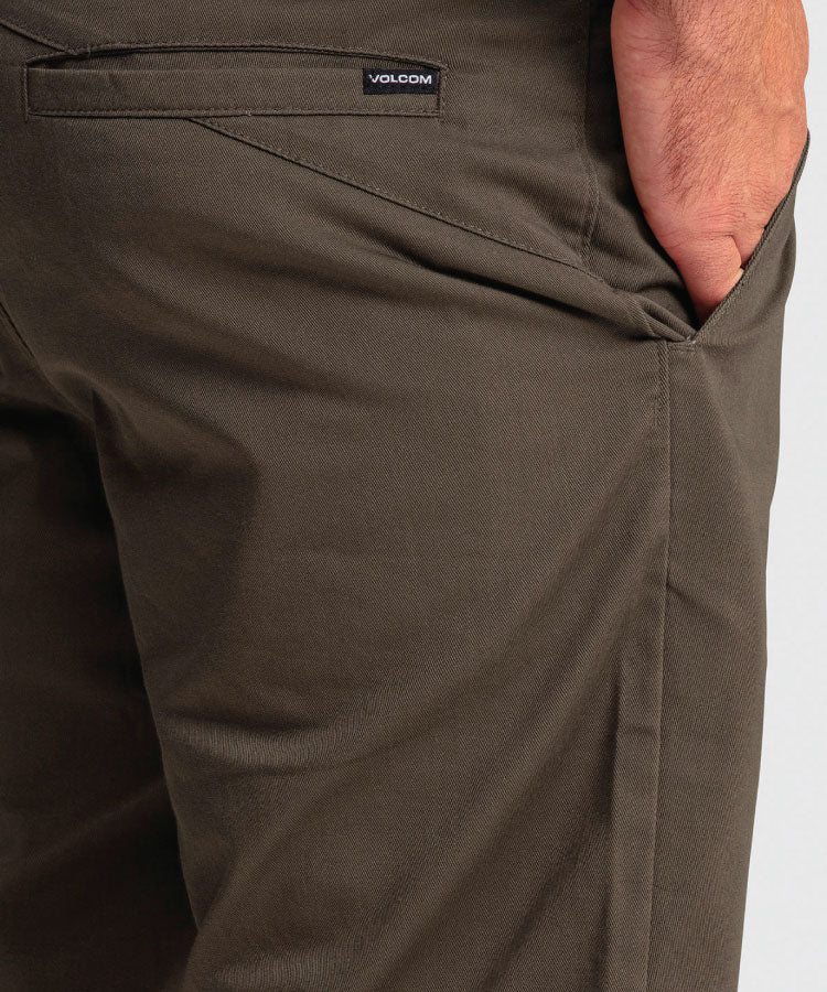 Volcom Frickin Modern Stretch Shorts - Mushroom