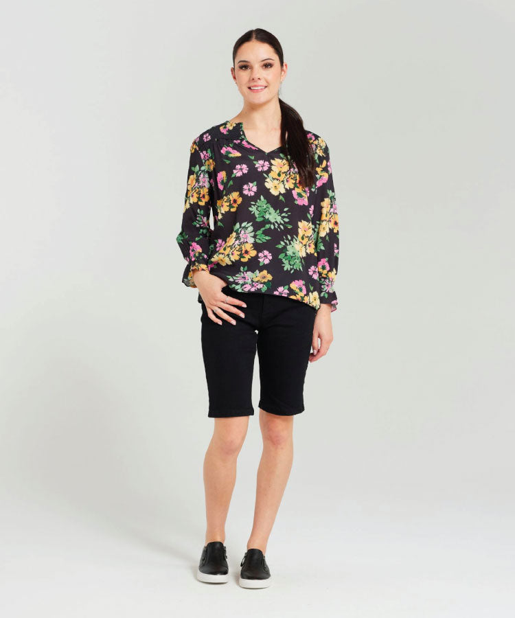 Zafina Charlotte Women's Top - Moonflower