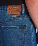 Volcom Billow Denim Shorts - Oliver Mid Blue