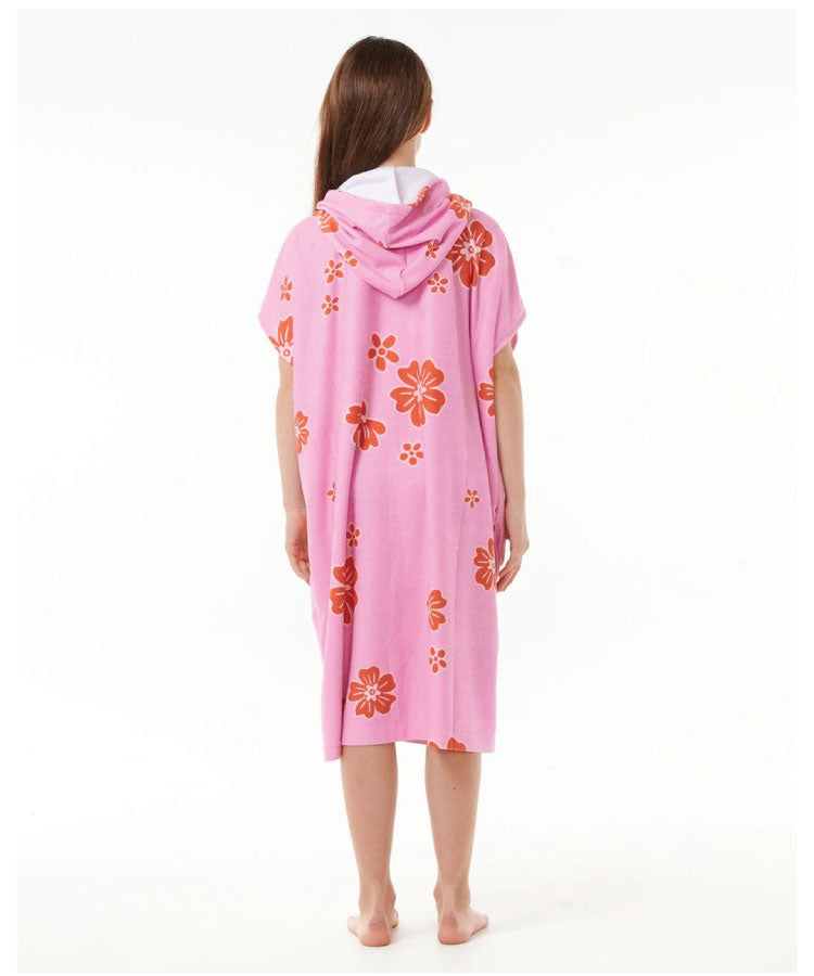 Rip Curl Mixed Hooded Towel - Girl - Bright Pink