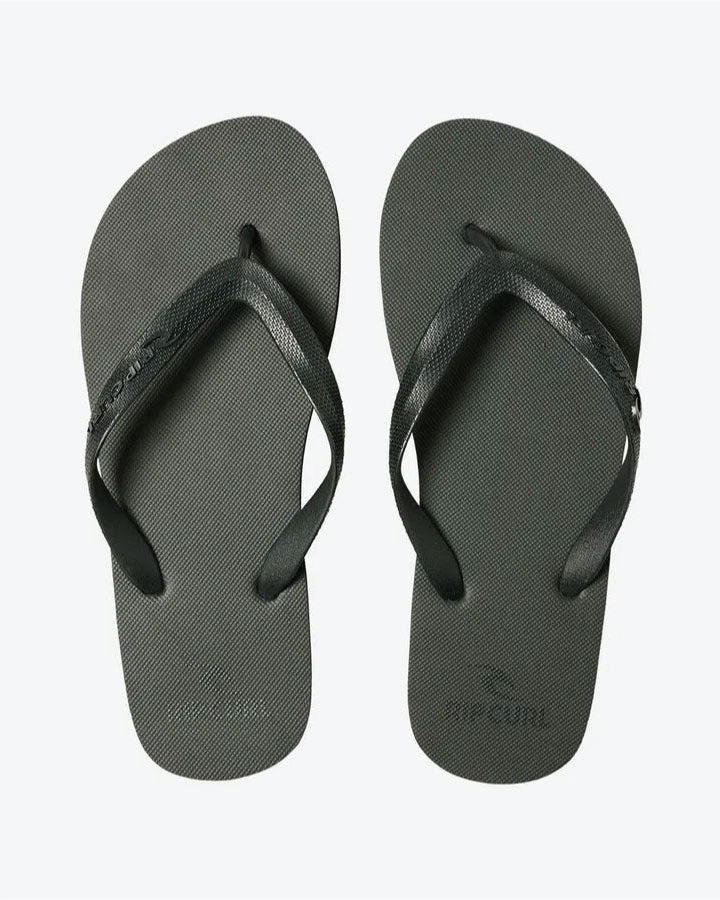Rip Curl Brand Logo Bloom Open Toe Jandal - Black