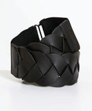 Sass Koko Lattice Belt - Black