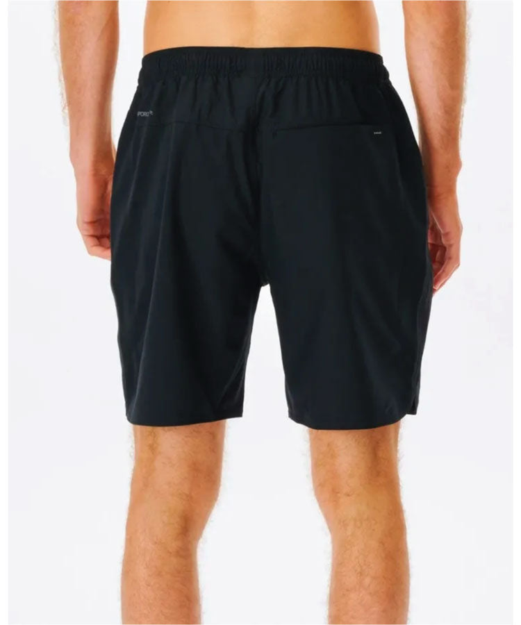 Rip Curl Vaporcool Pivot Volley Shorts - Black