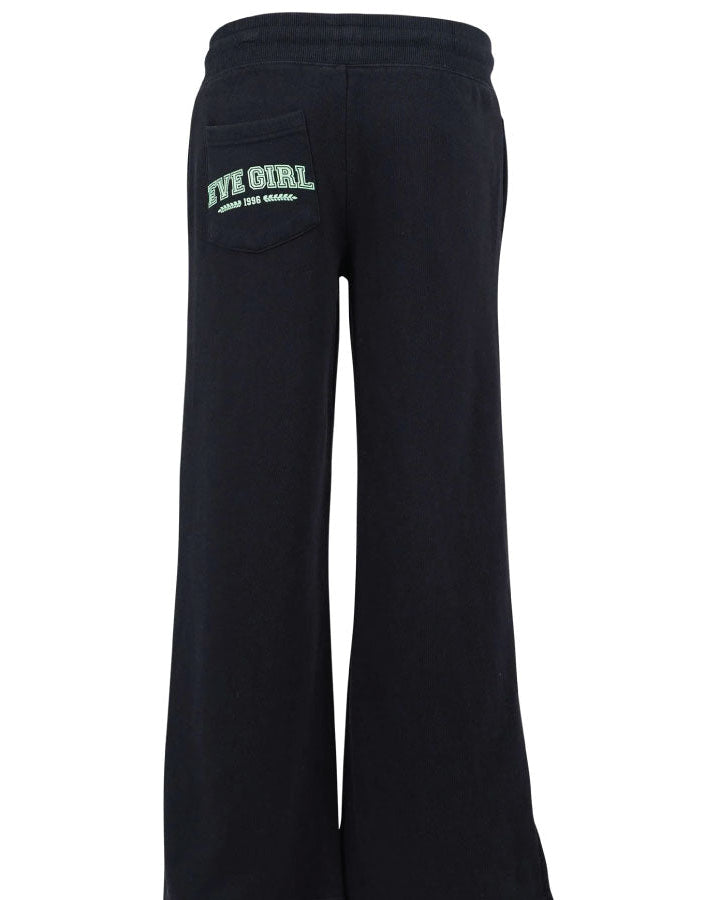 Eve Girl Academy Flare Trackpant - Black