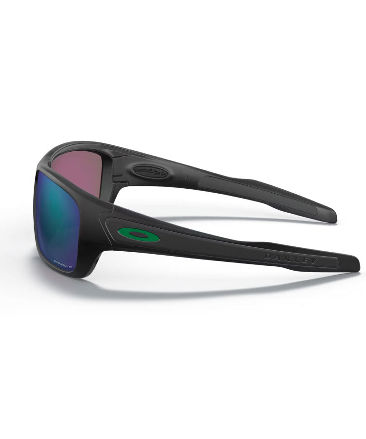 Oakley Turbine Matte Black W/ Prizm Jade Polarized Sunglasses