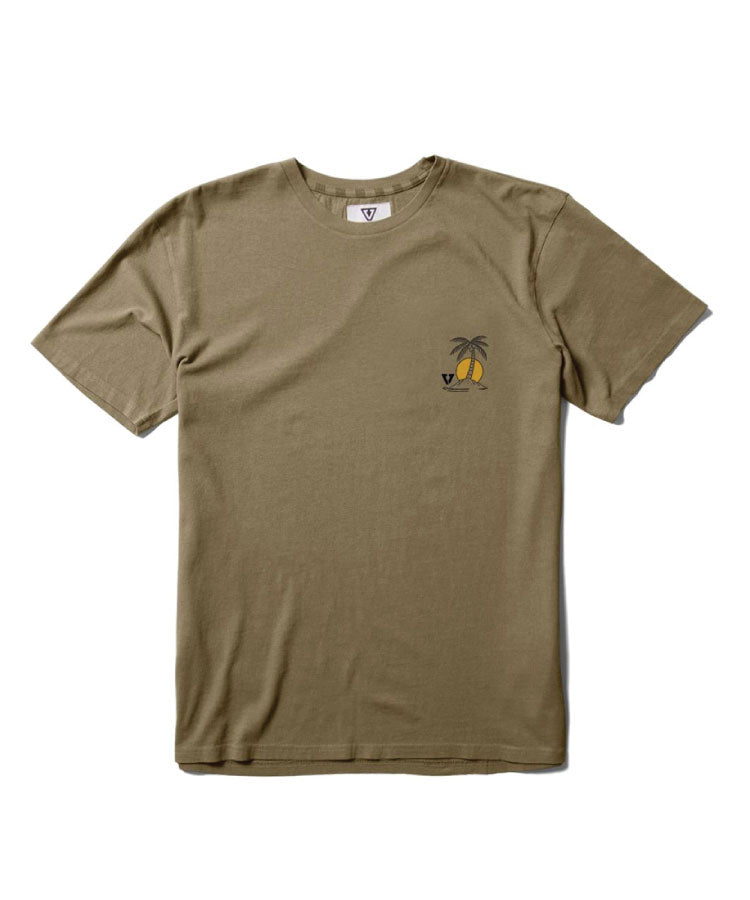 Vissla Made In The Shade Organic Blend SS Tee - Khaki