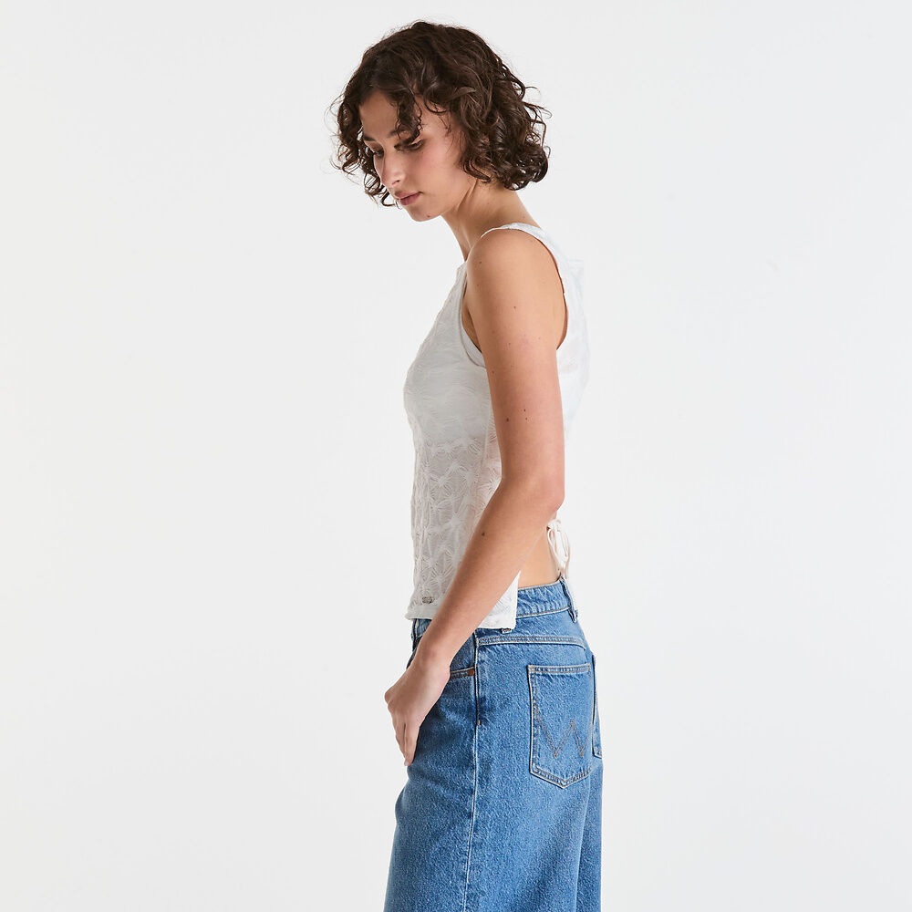 Wrangler Dahlia Top - Cloud Cream