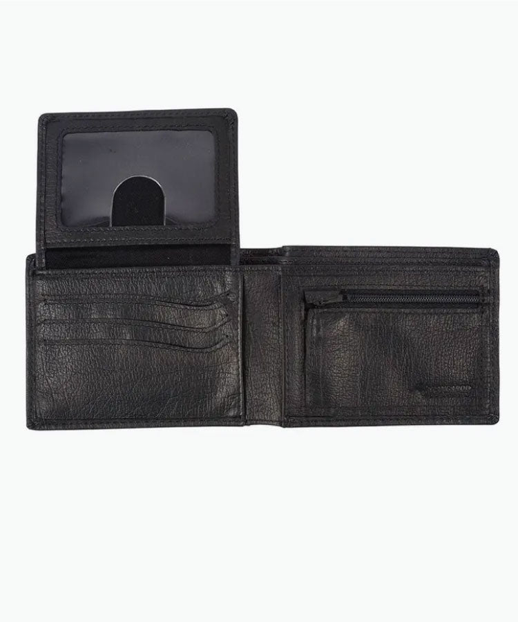 Rip Curl K-Roo RFID All Day Leather Wallet - Black