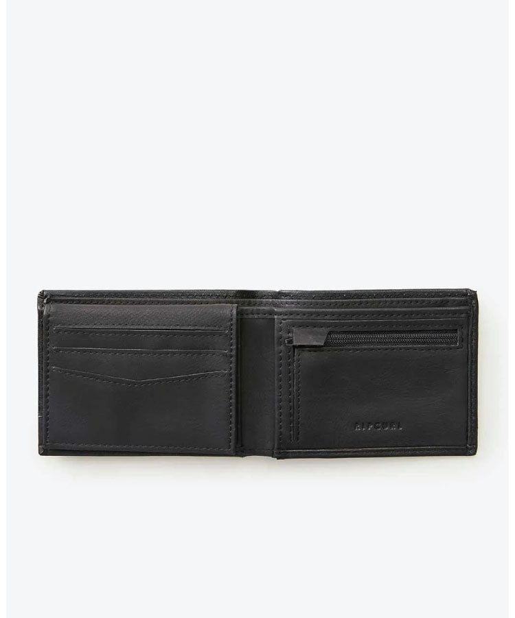 Rip Curl Ridge PU All Day Wallet - Black/Grey