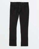 Volcom Men Solver Modern Fit Jeans - Black Out