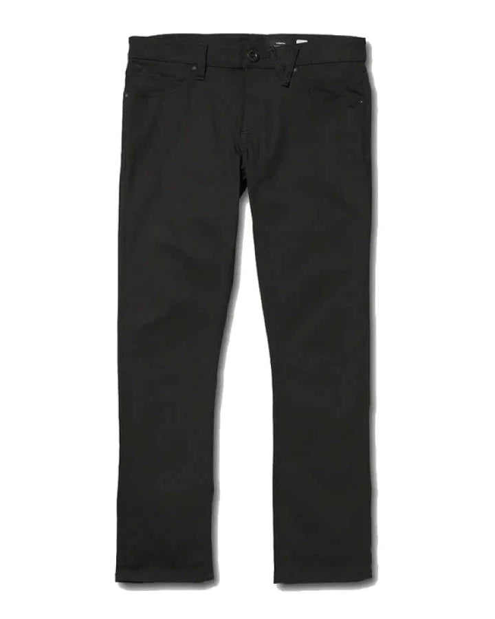 Volcom Vorta Denim Slim Fit Jeans - Black/Black