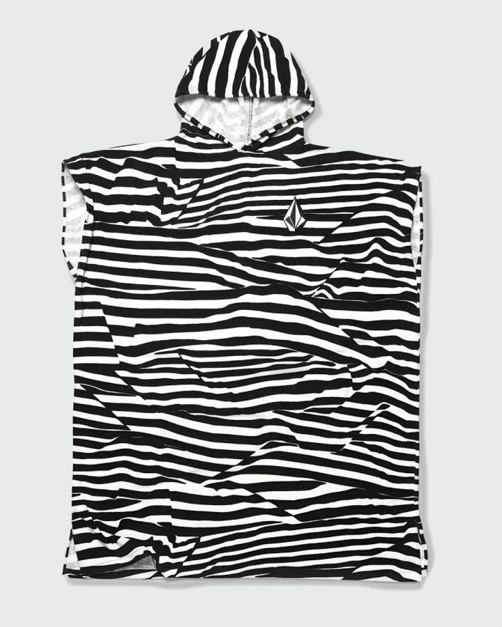 Volcom Stone Hooded Towel - Wht/Blk