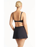 Sea Level Eco Essentials Cross Front Multifit Bra - Black