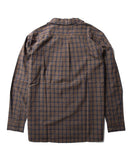 Vissla Undefined Lines Eco LS Shirt - Chocolate