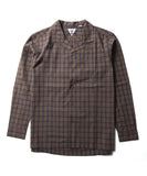 Vissla Undefined Lines Eco LS Shirt - Chocolate