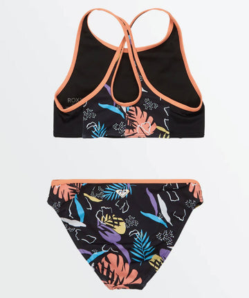 Roxy RG Active Crop Top Set - Anthracite Active RG